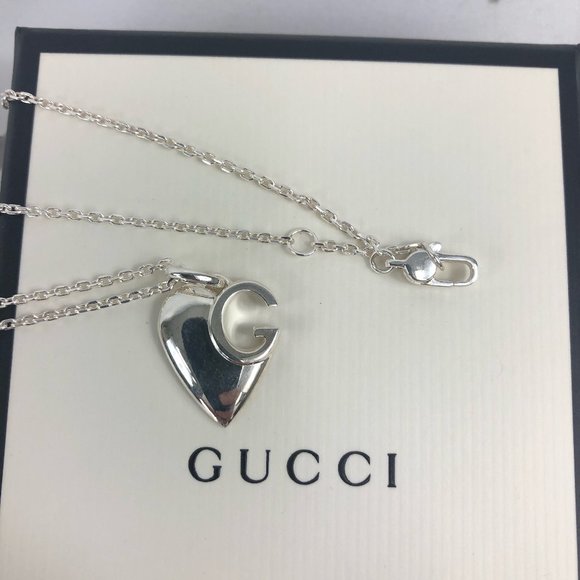 Gucci Jewelry - Gucci Silver Charlotte Heart Necklace